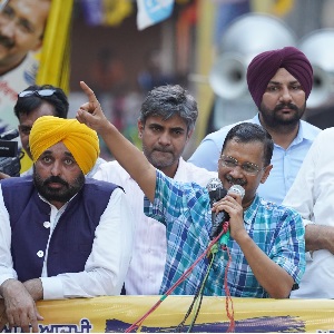 400 ਪਾਰ ਦੇ ਨਾਅਰੇ ਪਿੱਛੇ ਬਾਬਾ ਸਾਹਿਬ ਦੇ ਸੰਵਿਧਾਨ ਨੂੰ ਖ਼ਤਮ ਕਰਨ ਦੀ ਸਾਜ਼ਿਸ਼ : ਅਰਵਿੰਦ ਕੇਜਰੀਵਾਲ