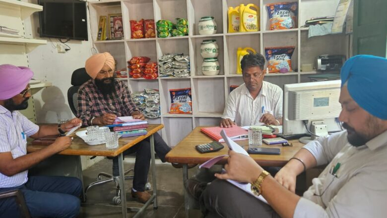 ਖੇਤੀਬਾੜੀ ਵਿਭਾਗ ਵੱਲੋਂ ਜ਼ਿਲ੍ਹੇ ਦੀਆਂ ਕੋ-ਆਪਰੇਟਿਵ ਸੁਸਾਇਟੀਆਂ ਅਤੇ ਫਰਮਾਂ ਦੀ ਕੀਤੀ ਅਚਨਚੇਤ ਚੈਕਿੰਗ