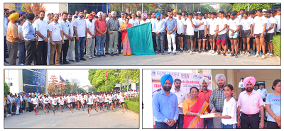 Green and Peach Geometric Blocks Business Envelope (5)