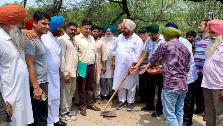 ਫ਼ਿਰੋਜ਼ਪੁਰ-ਜ਼ੀਰਾ ਸਟੇਟ ਹਾਈਵੇ-20 ‘ਤੇ ਸੜਕ ਦੀ ਉਸਾਰੀ ਦੀ ਸ਼ੁਰੂਆਤ