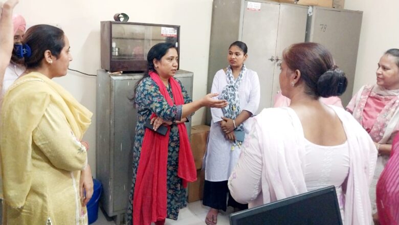 ਕੈਬਨਿਟ ਮੰਤਰੀ ਬਲਜੀਤ ਕੌਰ ਨੇ ਸੀ.ਡੀ.ਪੀ.ਓ ਦਫ਼ਤਰ ਫ਼ਰੀਦਕੋਟ ਦਾ ਕੀਤਾ ਅਚਨਚੇਤ ਦੌਰਾ