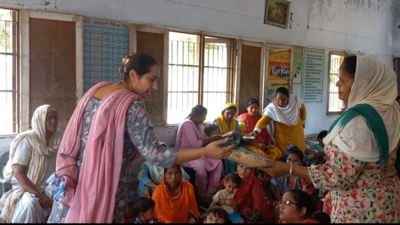 ਜਿਲ੍ਹਾ ਫਰੀਦਕੋਟ ਦੇ ਆਂਗਣਵਾੜੀ ਸੈਟਰਾਂ ਵਿੱਚ ਐਸ.ਐਨ.ਪੀ ਰਾਸ਼ਣ ਦੀ ਕੀਤੀ ਗਈ ਚੈਕਿੰਗ