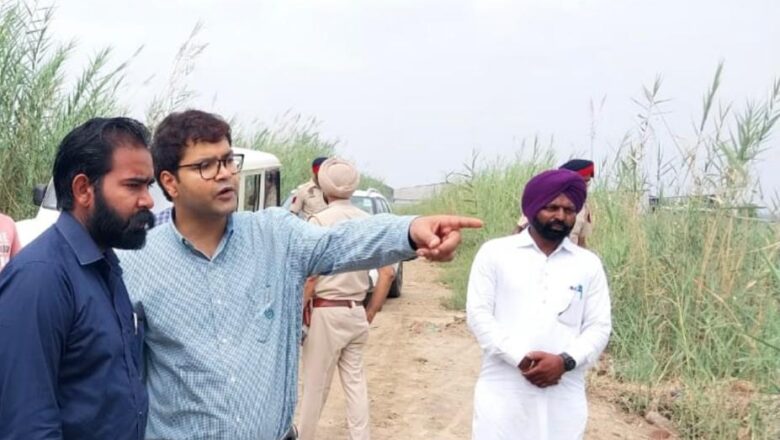 ਪੱਕਾ ਡਰੇਨ ਦੀ ਸਫ਼ਾਈ ਦਾ ਡਿਪਟੀ ਕਮਿਸ਼ਨਰ ਨੇ ਦੌਰਾ ਕਰਕੇ ਲਿਆ ਜਾਇਜ਼ਾ