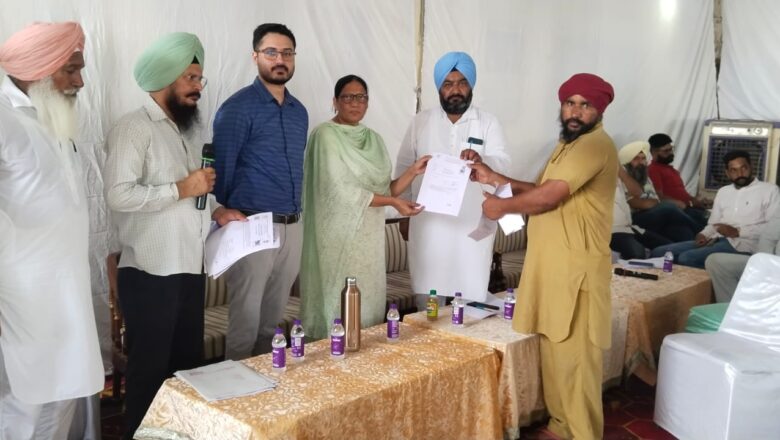 ਸਰਕਾਰ ਤੁਹਾਡੇ ਦੁਆਰ’ ਤਹਿਤ ਪਿੰਡ ਲੱਖੇਵਾਲੀ ਵਿਖੇ ਲਗਾਇਆ ਗਿਆ ਲੋਕ  ਸਵਿਧਾ ਕੈਂਪ