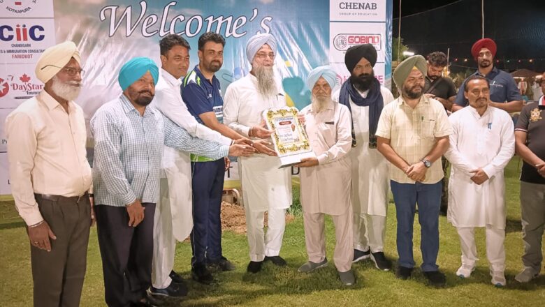 ਸਪੀਕਰ ਸੰਧਵਾਂ ਨੇ ਪਿੰਡ ਸੰਧਵਾਂ ਵਿਖੇ ਕ੍ਰਿਕਟ ਖੇਡ ਗਰਾਊਂਡ ਦਾ ਕੀਤਾ ਉਦਘਾਟਨ