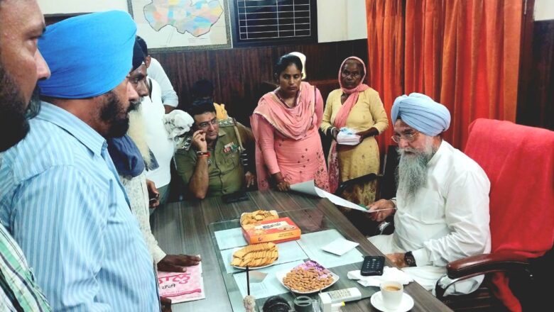 ਸਪੀਕਰ ਸੰਧਵਾਂ ਨੇ “ਲੋਕ ਮਿਲਣੀ ਪ੍ਰੋਗਰਾਮ” ਤਹਿਤ ਬੀ.ਡੀ.ਪੀ.ਓ ਦਫ਼ਤਰ ਕੋਟਕਪੂਰਾ ਵਿਖੇ ਸੁਣੀਆਂ ਲੋਕਾਂ ਦੀਆਂ ਸਮੱਸਿਆਵਾਂ