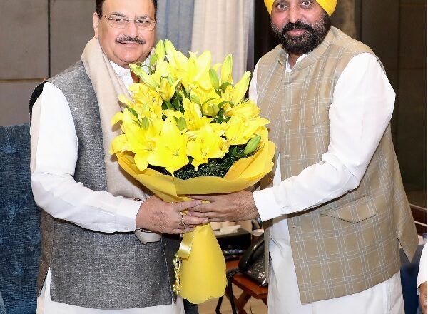 ਮੁੱਖ ਮੰਤਰੀ ਵੱਲੋਂ ਨੱਢਾ ਨਾਲ ਮੁਲਾਕਾਤ, 15 ਨਵੰਬਰ ਤੱਕ ਸੂਬੇ ਨੂੰ ਡੀ.ਏ.ਪੀ. ਖਾਦ ਦੀ ਮੁਕੰਮਲ ਸਪਲਾਈ ਕਰਨ ਦੀ ਮੰਗ