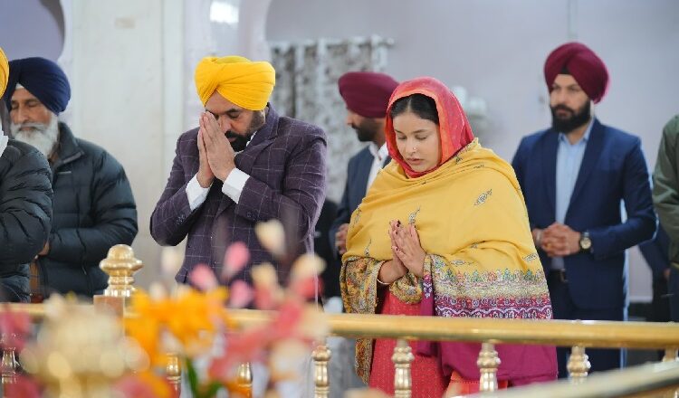 ਭਗਵੰਤ ਮਾਨ ਨੇ ਕੀਤੀ ਹਰ ਵਰਗ ਦੀ ਸੇਵਾ ਲਈ ਬਲ ਬਖਸ਼ਣ ਦੀ ਅਰਦਾਸ