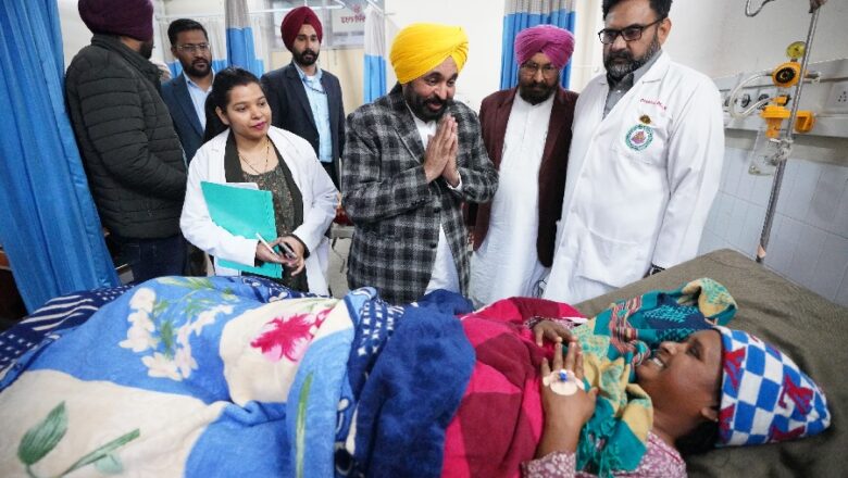 ਭਗਵੰਤ ਮਾਨ ਵਲੋਂ ਸਰਕਾਰੀ ਹਸਪਤਾਲਾਂ ਦਾ ਪੱਧਰ ਪ੍ਰਾਈਵੇਟ ਨਾਲੋਂ ਉੱਚਾ ਕਰਨ ਦਾ ਵਾਅਦਾ