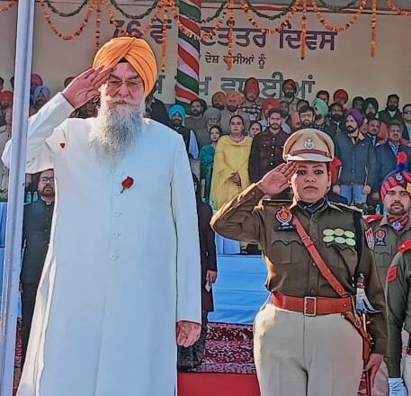 ਫਰੀਦਕੋਟ ‘ਚ ਲਹਿਰਾਇਆ ਸਪੀਕਰ ਨੇ ਝੰਡਾ