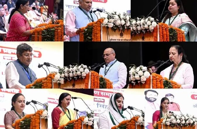 हरियाणा में मेयरों की सैलरी बढ़ी:शपथग्रहण समारोह में मंत्री का ऐलान