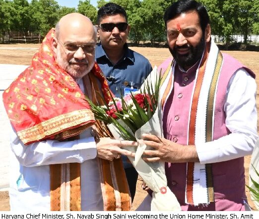 Union Home Minister unveils grand statue of Maharaja Agrasen at Agroha Medical College