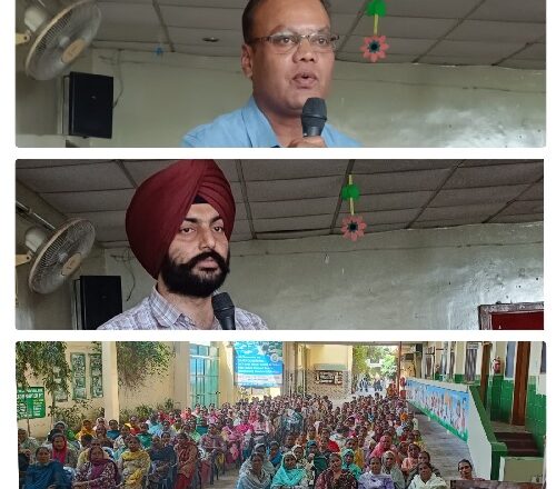 ਮਿਡ ਡੇ ਮੀਲ ਸਟਾਫ਼ ਨੂੰ ਟ੍ਰੇਨਿੰਗ ਦਿੱਤੀ