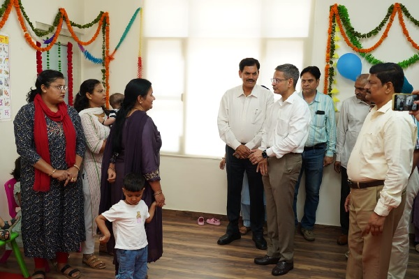 ਪੰਜਾਬ ਪੁਲਿਸ ਹੈੱਡਕੁਆਰਟਰ ਵਿਖੇ ਅੱਪਗ੍ਰੇਡ ਕੀਤੇ ਕਰੈਚ ਦਾ ਉਦਘਾਟਨ