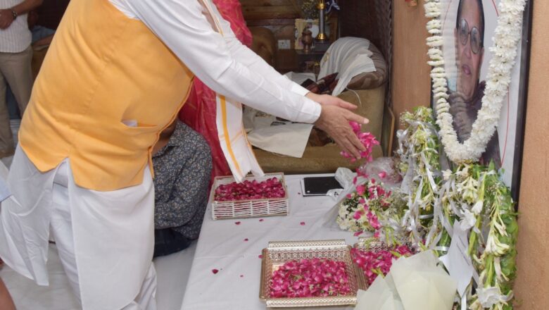 मुख्यमंत्री श्री नायब सिंह सैनी ने सांसद नरेश बंसल की माता के निधन पर जताया शोक