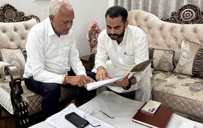 ਫਾਜ਼ਿਲਕਾ ਦੇ ਵਿਧਾਇਕ ਨਰਿੰਦਰ ਪਾਲ ਸਿੰਘ ਸਵਨਾ ਵੱਲੋਂ ਜਲ ਸਰੋਤ ਮੰਤਰੀ ਨਾਲ ਮੁਲਾਕਾਤ