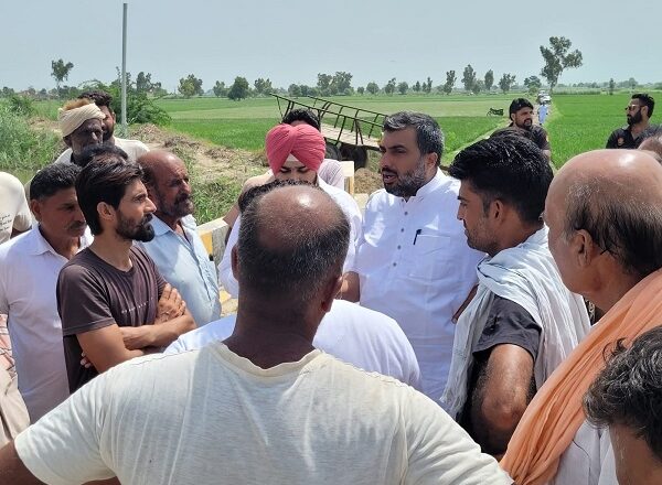 ਵਿਧਾਇਕ ਜਲਾਲਾਬਾਦ ਨੇ ਅਰਨੀ ਵਾਲਾ ਦੇ ਪਿੰਡ ਸਜਰਾਣਾ ਵਿਖ਼ੇ ਮੀਂਹ ਕਾਰਨ ਖਰਾਬ ਹੋਇਆ ਫ਼ਸਲਾਂ ਦਾ ਜਾਇਜਾ ਲਿਆ