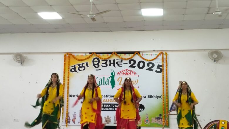 ਜ਼ਿਲ੍ਹਾ ਪੱਧਰੀ ਕਲਾ ਉਤਸਵ ਦਾ ਹੋਇਆ ਆਯੋਜਨ, ਵਿਦਿਆਰਥੀਆਂ ਨੇ ਆਪਣੀ ਕਲਾ, ਪ੍ਰਤਿਭਾ ਅਤੇ ਹੁਨਰ ਦੇ ਵਖੇਰੇ ਰੰਗ