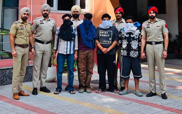 ਪੰਜਾਬ ਵਿੱਚ ਸਾਈਬਰ ਅਪਰਾਧ ਵਿੱਤੀ ਧੋਖਾਧੜੀ ਵਿੱਚ ਸ਼ਾਮਲ ਅੰਤਰ-ਰਾਜੀ ਮਿਊਲ ਅਕਾਊਂਟ ਰੈਕੇਟ ਦਾ ਪਰਦਾਫਾਸ਼; 10.96 ਲੱਖ ਦੀ ਨਕਦੀ ਸਮੇਤ ਚਾਰ ਗ੍ਰਿਫ਼ਤਾਰ