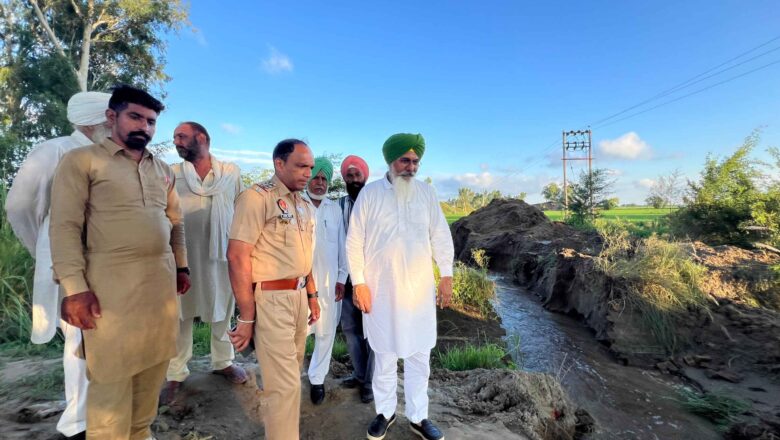 ਵਿਧਾਇਕ ਸੇਖੋਂ ਨੇ ਪਿੰਡ ਮਚਾਕੀ ਕਲਾਂ, ਮਚਾਕੀ ਖੁਰਦ, ਬਸਤੀ ਹਿੰਮਤਪੁਰਾ ਅਤੇ ਅਰਾਈਆਵਾਲਾ ਕਲਾਂ ਦੇ ਪਾਣੀ ਦੀ ਨਿਕਾਸੀ ਦਾ ਮੌਕੇ ਤੇ ਕਰਵਾਇਆ ਹੱਲ