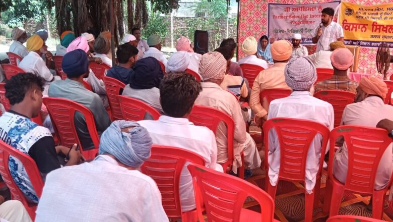 ਕਿਸਾਨ ਇਨ ਸੀਟੂ ਤਕਨੀਕ ਨਾਲ ਕਰਨ ਪਰਾਲੀ ਦਾ ਪ੍ਰਬੰਧਨ : ਮੁੱਖ ਖੇਤੀਬਾੜੀ ਅਫਸਰ