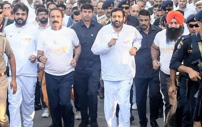 गुरुग्राम में ‘नमो युवा रन’ ने दिया नशामुक्त समाज का संदेश, 10 हजार से अधिक युवाओं ने दौड़ में की सहभागिता