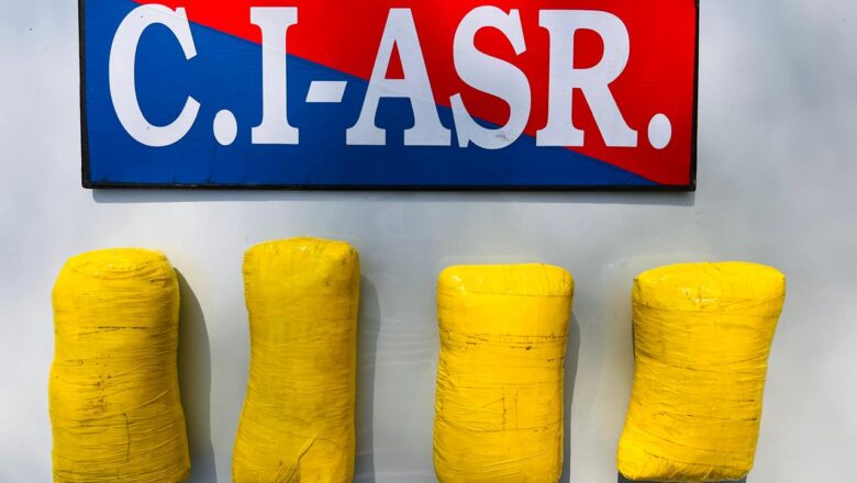 ਸਰਹੱਦ ਪਾਰੋਂ ਤਸਕਰੀ ‘ਚ ਸ਼ਾਮਲ ਦੋ ਵਿਅਕਤੀ 4 ਕਿਲੋ ਹੈਰੋਇਨ ਸਮੇਤ ਅੰਮ੍ਰਿਤਸਰ ਤੋਂ ਕਾਬੂ