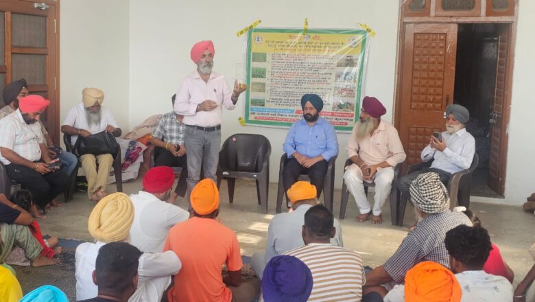 ਜ਼ਿਲ੍ਹਾ ਪ੍ਰਸ਼ਾਸਨ ਨੇ ਕਿਸਾਨਾਂ ਨੂੰ ਪਰਾਲੀ ਪ੍ਰਬੰਧਨ ਲਈ ਜਾਗਰੂਕ ਕਰਨ ਲਈ ਪਿੰਡ ਨਾਨੋਵਾਲ ਜੀਂਦੜ ਵਿਖੇ ਕੈਂਪ ਲਗਾਇਆ
