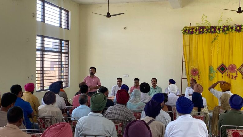 ਝੋਨੇ ਦੀ ਪਰਾਲੀ ਨੂੰ ਸਾੜਨ ਨਾਲ ਵਾਤਾਵਰਣ ਹੁੰਦਾ ਹੈ ਦੂਸ਼ਿਤ – ਸਚਿਨ ਪਾਠਕ