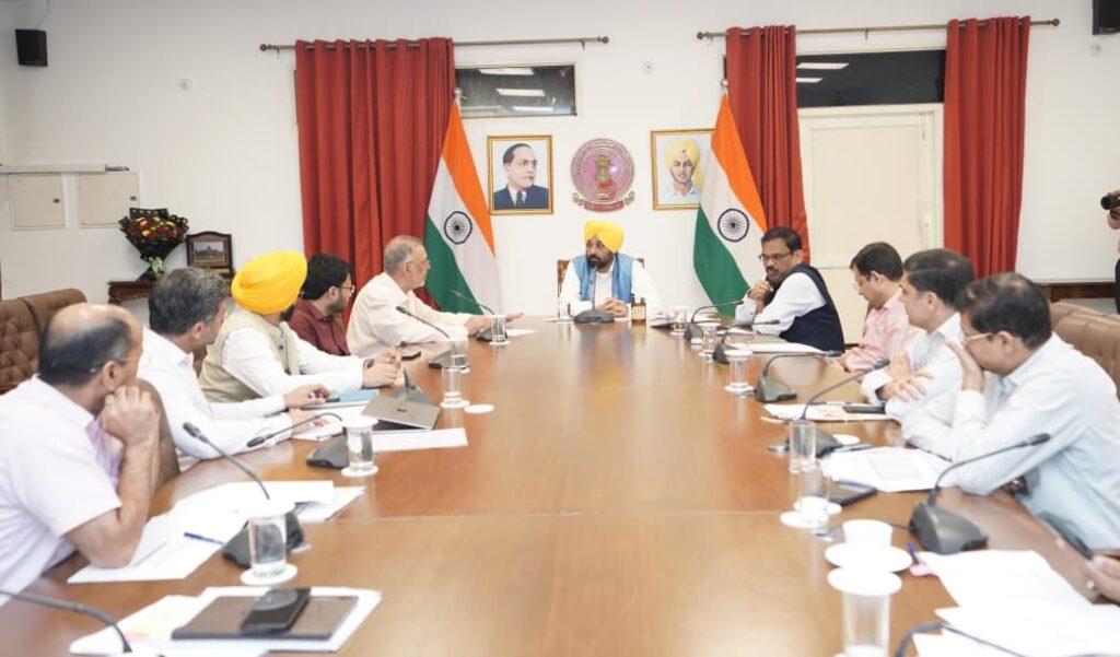 Bhagwant mann meeting