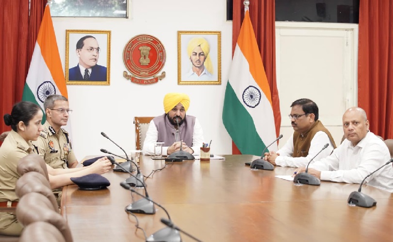 Bhagwant mann meeting