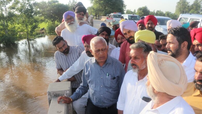 ਘੱਗਰ ਦਰਿਆ ਵਿੱਚ ਪਾਣੀ ਘੱਟਣ ਲੱਗਿਆ ਪਰ ਸਰਕਾਰ ਸੁਚੇਤ: ਬਰਿੰਦਰ ਕੁਮਾਰ ਗੋਇਲ