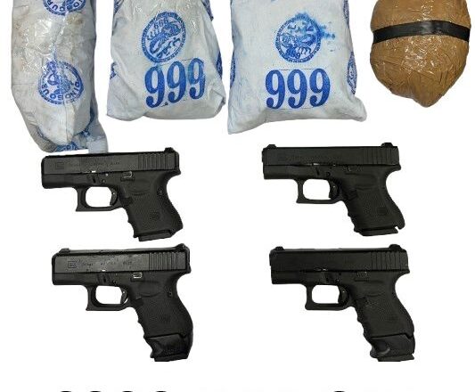 ਤਸਕਰੀ ਗਿਰੋਹ ਦੇ ਪੰਜ ਮੈਂਬਰਾਂ ਨੂੰ ਚਾਰ ਗਲੋਕ ਪਿਸਤੌਲਾਂ, 2 ਕਿਲੋ ਹੈਰੋਇਨ ਸਮੇਤ ਕੀਤਾ ਕਾਬੂ