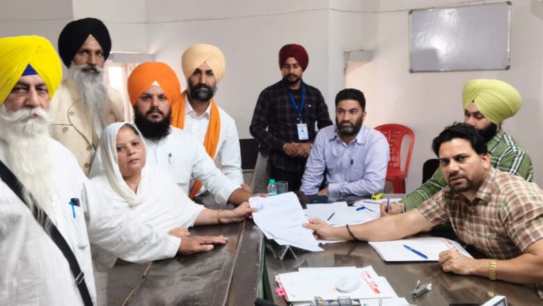 ਤਰਨ ਤਾਰਨ ਉਪ ਚੋਣ ਲਈ ਅੱਜ 12 ਉਮੀਦਵਾਰਾਂ ਦੇ ਆਪਣੇ ਨਾਮਜ਼ਦਗੀ ਪੱਤਰ ਦਾਖਲ ਕੀਤੇ