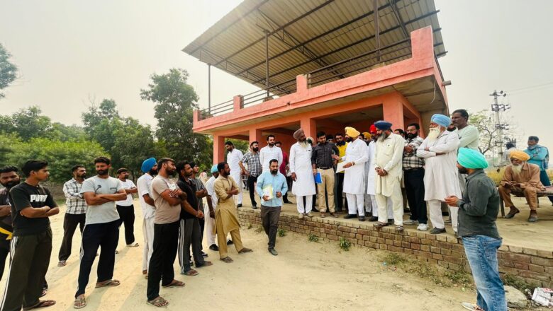 ਪਿੰਡਾਂ ਦੇ ਨੌਜਵਾਨਾਂ ਨੂੰ ਖੇਡਾਂ ਨਾਲ ਜੋੜਨ ਲਈ ਖੇਡ ਮੈਦਾਨਾਂ ਦਾ ਕੀਤਾ ਜਾ ਰਿਹੈ ਨਿਰਮਾਣ-ਵਿਧਾਇਕ ਗੁਰਪ੍ਰੀਤ ਬਣਾਂਵਾਲੀ