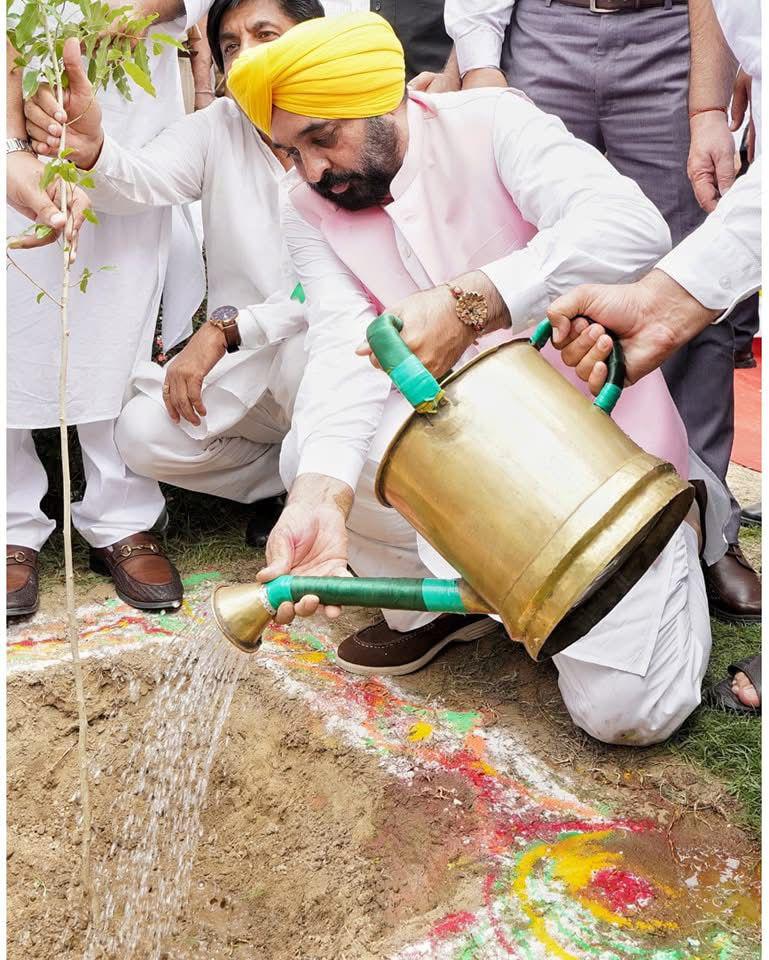 Bhagwant mann plantation