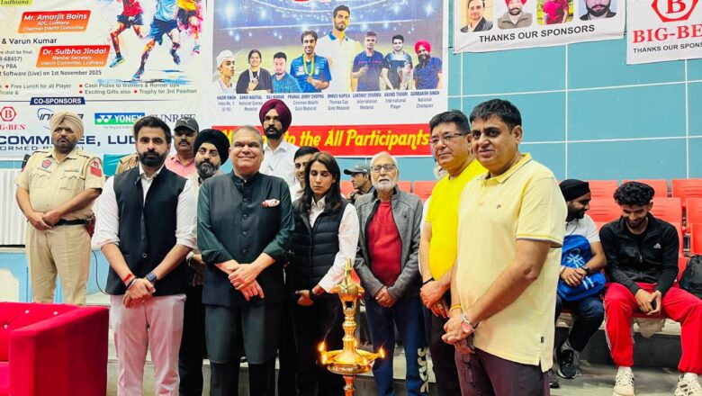 ਕੈਬਨਿਟ ਮੰਤਰੀ ਅਰੋੜਾ ਨੇ ਪੰਜਾਬ ਰਾਜ ਸਬ-ਜੂਨੀਅਰ ਬੈਡਮਿੰਟਨ ਚੈਂਪੀਅਨਸ਼ਿਪ 2025-26 ਦਾ ਕੀਤਾ ਉਦਘਾਟਨ