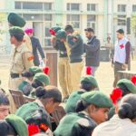 ਰੈੱਡ ਕਰਾਸ ਰੂਪਨਗਰ ਵਲੋਂ ਐਨ.ਸੀ.ਸੀ. ਕੈਡਿਟਾਂ ਲਈ ਚੱਲ ਰਹੇ ਸਿਖਲਾਈ ਕੈਂਪ ਦੌਰਾਨ ਮੁੱਢਲੀ ਸਹਾਇਤਾ ਬਾਰੇ ਟ੍ਰੇਨਿੰਗ ਕਰਵਾਈ 