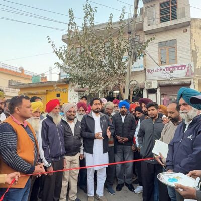 ਵਿਧਾਇਕ ਚੱਢਾ ਨੇ 66 ਲੱਖ ਦੀ ਲਾਗਤ ਨਾਲ਼ ਹੋਣ ਵਾਲੇ ਹੁਸੈਨਪੁਰ-ਲਾਡਲ ਸੜਕ ਦਾ ਕੰਮ ਕਰਵਾਇਆ ਸ਼ੁਰੂ