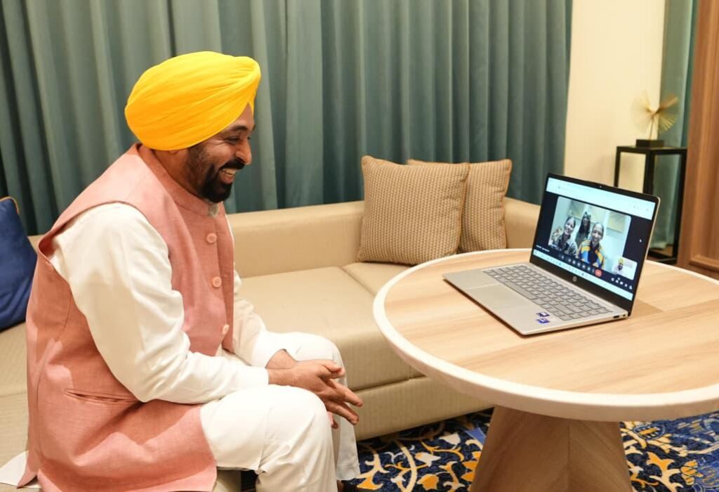 Bhagwant mann video call