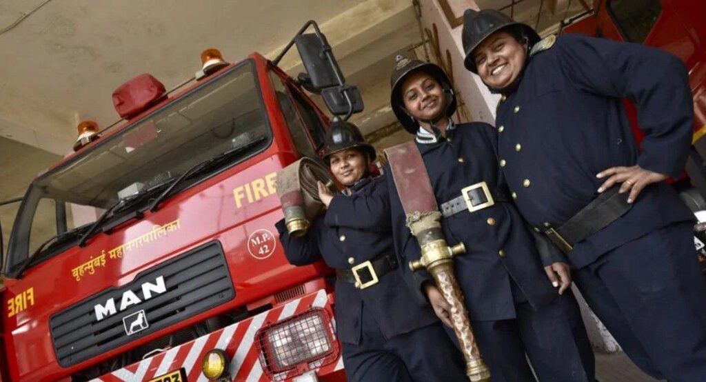 Girls in fire service