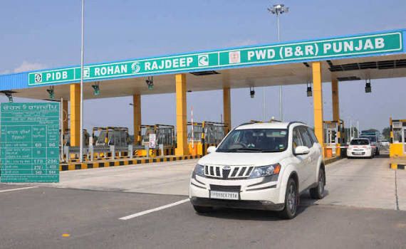 Toll plaza