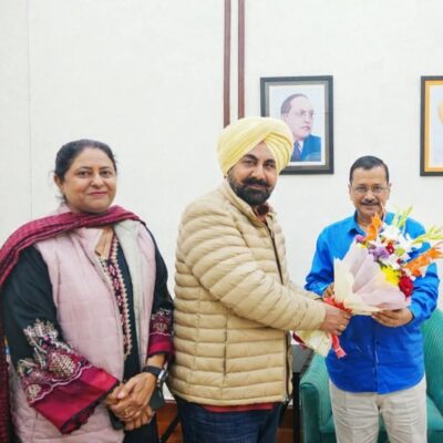 ਵਿਧਾਇਕ ਛੀਨਾ ਨੇ ਪਾਰਟੀ ਸੁਪਰੀਮੋ ਅਰਵਿੰਦ ਕੇਜਰੀਵਾਲ ਨਾਲ ਕੀਤੀ ਮੁਲਾਕਾਤ