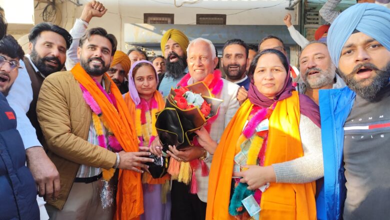 ਜ਼ਿਲ੍ਹਾ ਪ੍ਰੀਸ਼ਦ ਅਤੇ ਪੰਚਾਇਤ ਸੰਮਤੀ ਦੀਆਂ ਚੋਣਾਂ ਵਿੱਚ ਆਮ ਆਦਮੀ ਪਾਰਟੀ ਦੀ ਜਿੱਤ ਨੇ ਆਪ ਸਰਕਾਰ ਦੀਆਂ ਨੀਤੀਆਂ ਤੇ ਕਾਰਗੁਜ਼ਾਰੀ ਉੱਤੇ ਲਾਈ ਮੋਹਰ: ਬਰਿੰਦਰ ਕੁਮਾਰ ਗੋਇਲ