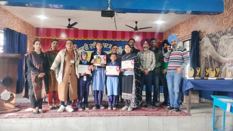 ਰਾਸ਼ਟਰੀ ਅਵਿਸਕਾਰ ਅਭਿਆਨ ਤਹਿਤ ਬਲਾਕ ਪੱਟੀ ਦੇ ਸਰਕਾਰੀ ਸਕੂਲਾਂ ਦੇ ਵਿਦਿਆਰਥੀਆਂ ਦੇ ਮੁਕਾਬਲੇ ਕਰਵਾਏ ਗਏ