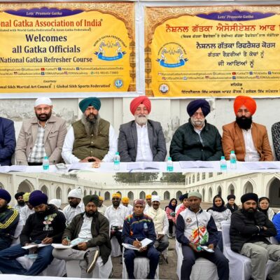 ਕੌਮੀ ਗੱਤਕਾ ਰਿਫਰੈਸ਼ਰ ਕੋਰਸ : ਵਿਸ਼ਵ ਗੱਤਕਾ ਫੈਡਰੇਸ਼ਨ ਵੱਲੋਂ ਖਿਡਾਰੀਆਂ ਦੇ ਅਨੁਸ਼ਾਸਨਹੀਨ ਵਰਤਾਰੇ ‘ਤੇ ਬਲੈਕ ਕਾਰਡ ਲਾਗੂ