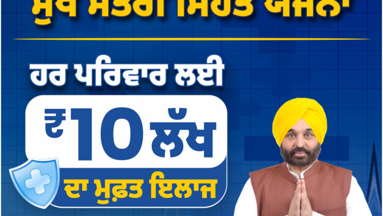 ਭਗਵੰਤ ਮਾਨ ਸਰਕਾਰ ਦੀ ‘ਮੁੱਖ ਮੰਤਰੀ ਸਿਹਤ ਯੋਜਨਾ’ ਨੇ ਗਰਮੀ ਨਾਲ ਵਧਦੇ ਸਿਹਤ ਸੰਕਟ ਦੇ ਵਿਚਕਾਰ ਪੰਜਾਬੀ ਪਰਿਵਾਰਾਂ ਨੂੰ ਦਿੱਤੀ ਰਾਹਤ, 3,279 ਮਰੀਜ਼ਾਂ ਨੂੰ ਗੈਸਟਰੋ ਅਤੇ ਡਿਹਾਈਡ੍ਰੇਸ਼ਨ ਨਾਲ ਸੰਬੰਧਿਤ ਬੀਮਾਰੀਆਂ ਦਾ ਕੈਸ਼ਲੈੱਸ ਇਲਾਜ ਮਿਲਿਆ