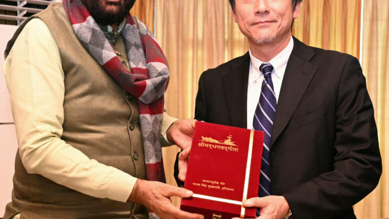 हरियाणा ने जापान के साथ आर्थिक संबंध मजबूत किए, मुख्यमंत्री नायब सिंह सैनी से चंडीगढ़ में मिजुहो बैंक के एमडी ने की मुलाकात