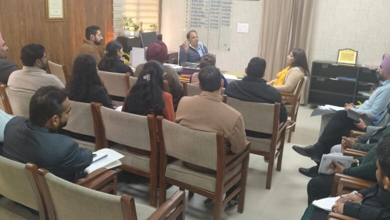 ਖੇਡਾਂ ਨੂੰ ਪਾਰਦਰਸ਼ੀ ਤੇ ਸੁਚੱਜੇ ਢੰਗ ਨਾਲ ਨੇਪਰੇ ਚਾੜ੍ਹਨ ਲਈ ਪ੍ਰਬੰਧਕ ਕਮੇਟੀ ਗਠਿਤ – ਡਿਪਟੀ ਕਮਿਸ਼ਨਰ ਹਿਮਾਂਸ਼ੂ ਜੈਨ