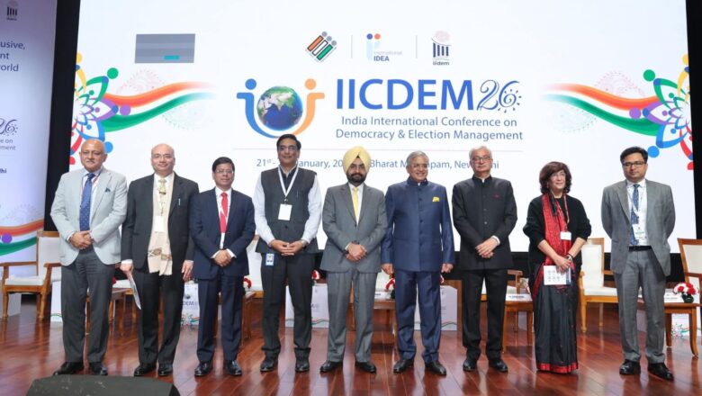 ਭਾਰਤ ਦੇ ਚੋਣ ਕਮਿਸ਼ਨ ਵੱਲੋਂ ਲੋਕਤੰਤਰ ਅਤੇ ਚੋਣ ਪ੍ਰਬੰਧਨ ‘ਤੇ ਅੰਤਰਰਾਸ਼ਟਰੀ ਕਾਨਫਰੰਸ ਦੌਰਾਨ ਡਿਜੀਟਲ ਪਲੇਟਫਾਰਮ ਈਸੀਆਈ-ਨੈੱਟ ਦੀ ਸ਼ੁਰੂਆਤ